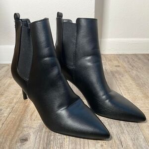 Calvin Klein Boots Heel Kitten Women's 10 Black